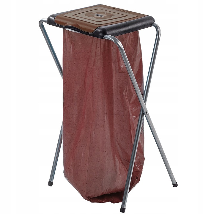 Uscator de rufe montat pe perete, Kadax, 80 cm, Maro