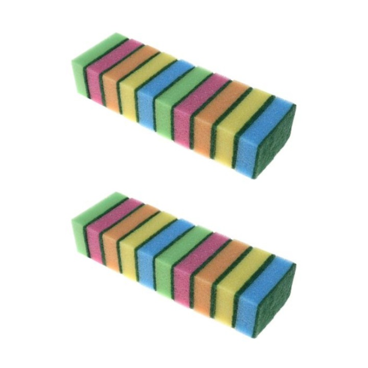 Pachet 2 x Set bureti vase colorati 10 buc/set