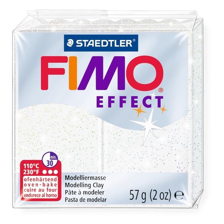 Pasta polimerica FIMO Effect 57g Alb Galaxy