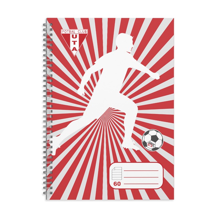 Notebook A4 60 oldalas spirál diktáló UTA