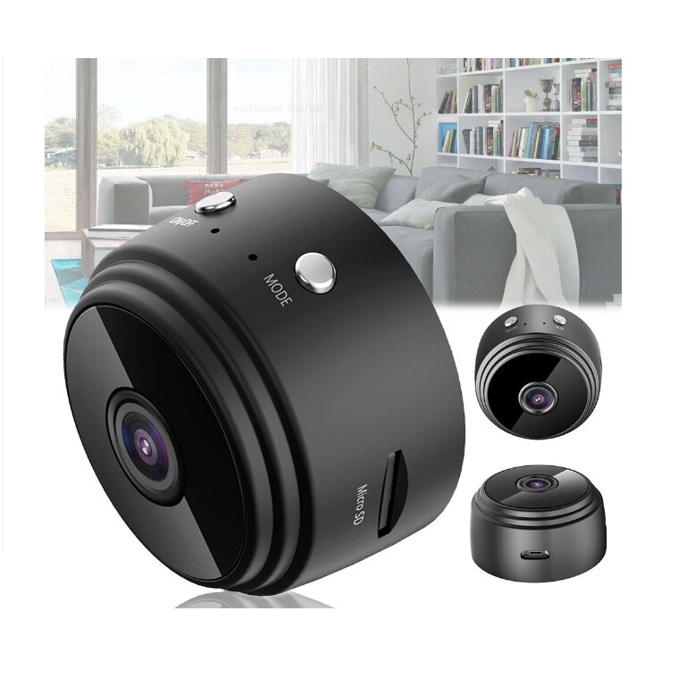 Mini Camera cu baterie autonoma, WIFI, FULL HD, Negru - eMAG.ro