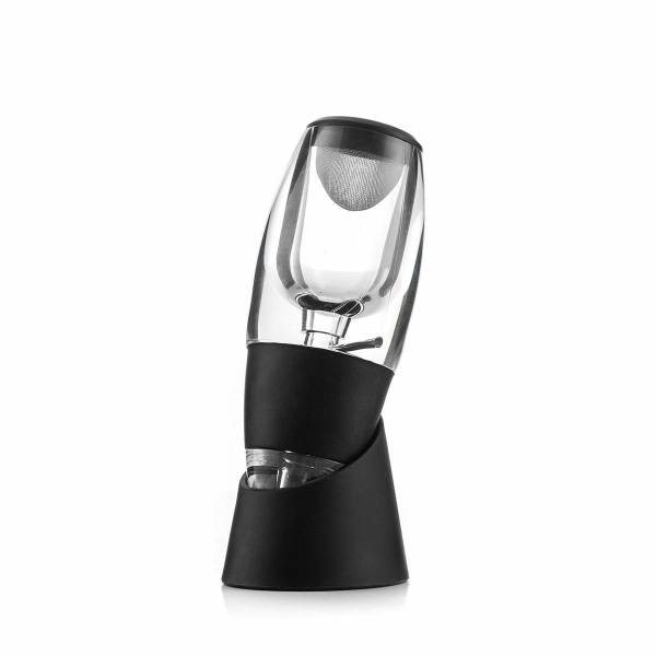 Set decantare vin, include aerator de vin cu filtru, stand si husa de ...