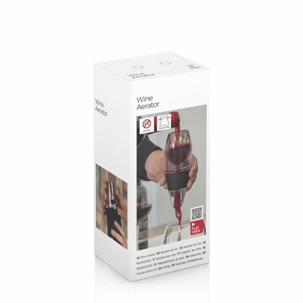 Set decantare vin, include aerator de vin cu filtru, stand si husa de ...