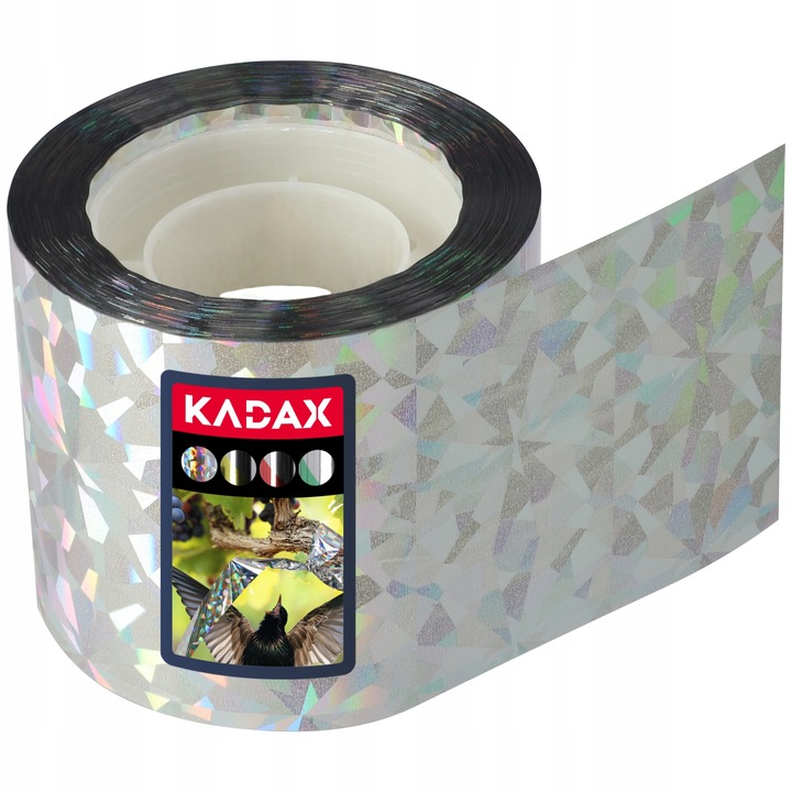 Madárvisszaverő szalag, Kadax, Műanyag, 50 m, Többszínű