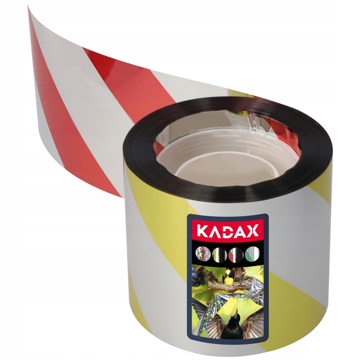 Fényvisszaverő szalag madárriasztóhoz, KADAX, 50 m, sárga