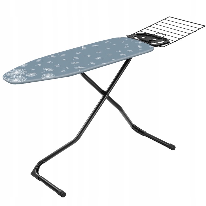 Vasalódeszka, Kadax, Fém/Pamut, 120x42 cm, Kék