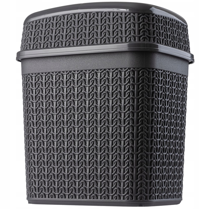 Кошче за отпадъци, Kadax, Пластмаса, 5L, Черен