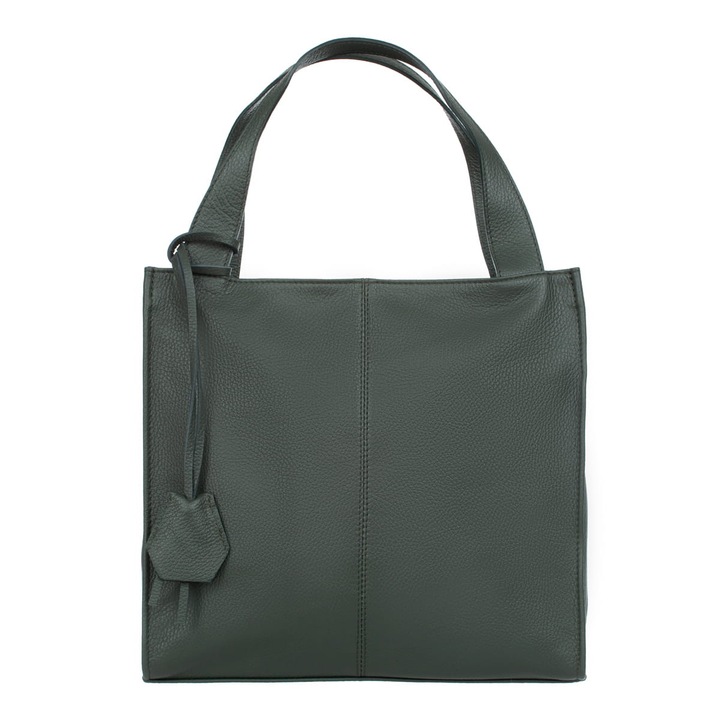 Geanta dama, Vera Pelle, Piele, Verde