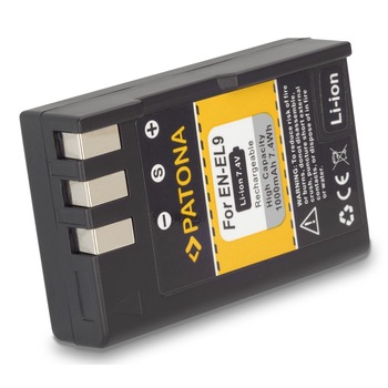 Acumulator Patona EN-EL9, 1000 mAh, pentru Nikon D40 D 40 D-40 D40x D60 D5000 Acumulator Patona EN-EL9, 1000 mAh, pentru Nikon D40 D 40 D-40 D40x D60 D5000