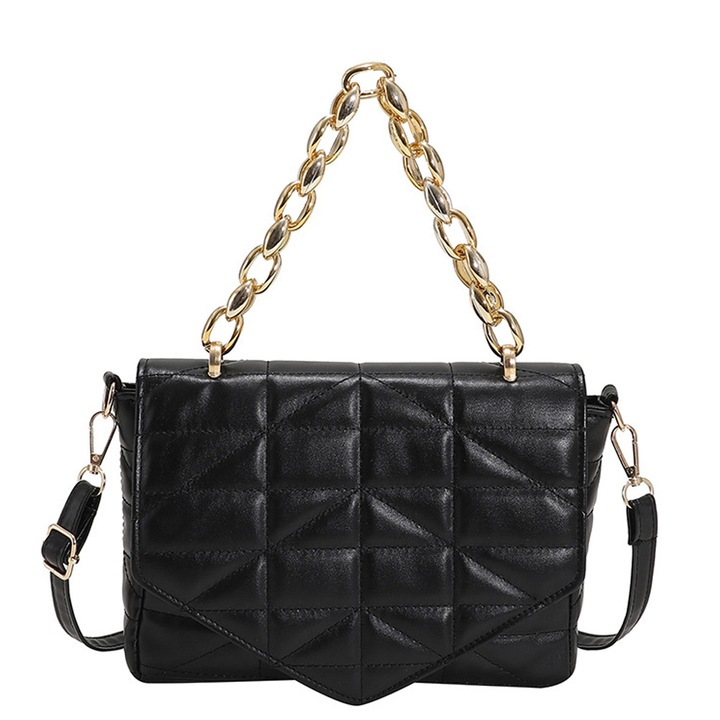 Válltáska, crossbody, telefontartó és pénztárca estére, lánccal