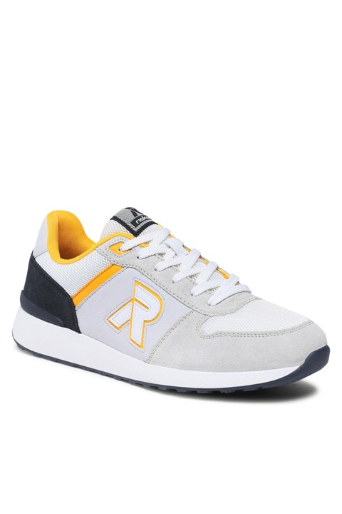 Pantofi barbati, Rieker, 209608861, Piele naturala, Gri, 44 EU