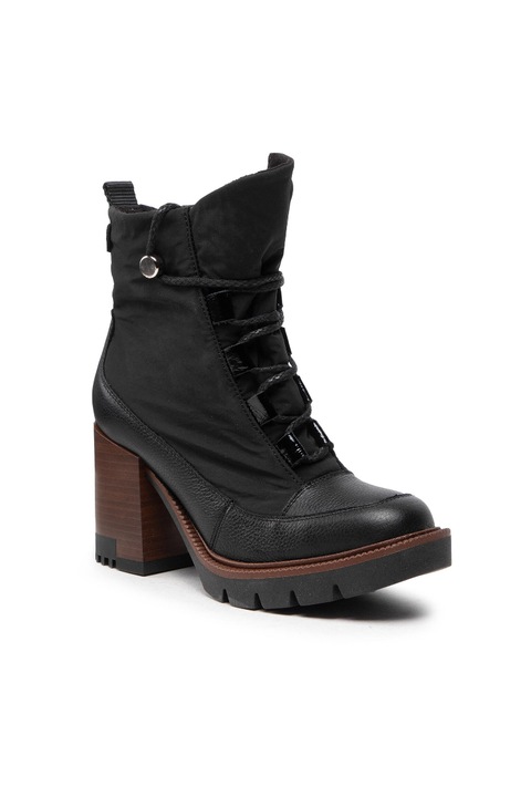 Botine dama, Maciejka, 301663799, Textil, Negru, Negru
