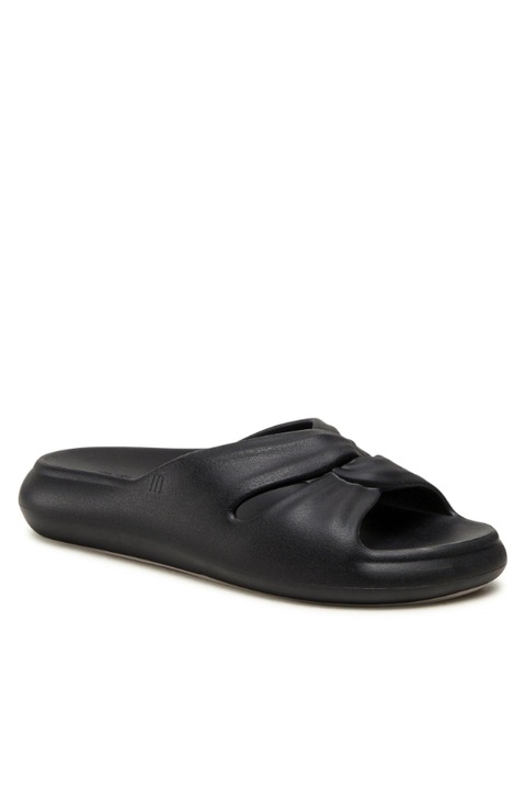 Női papucs, Melissa, Textil, Fekete, Fekete, 37