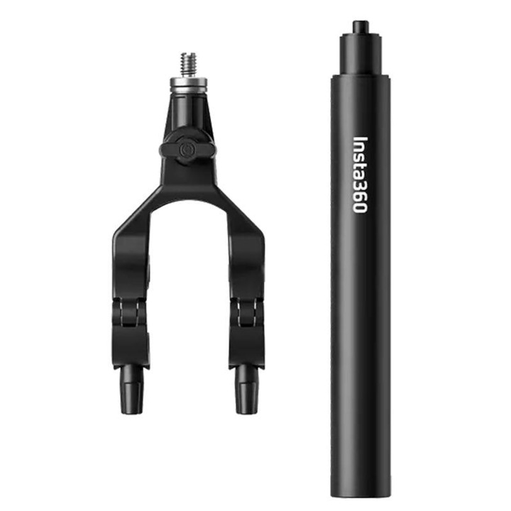 Стойка за седло за велосипед, Insta360, черна