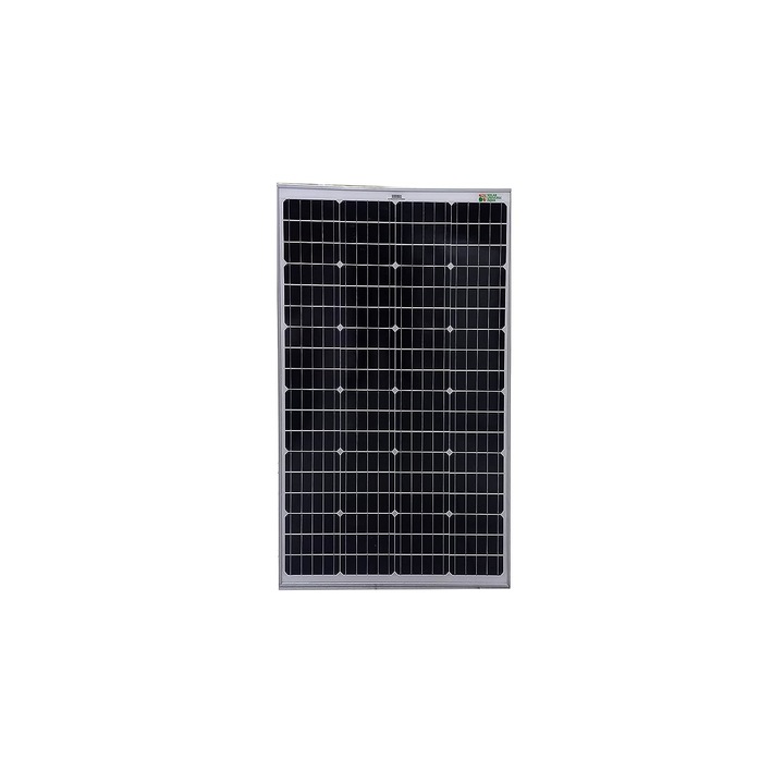 Panou solar, 150W, 12V, kit DHL, sticla rigida, monocristalina, alb