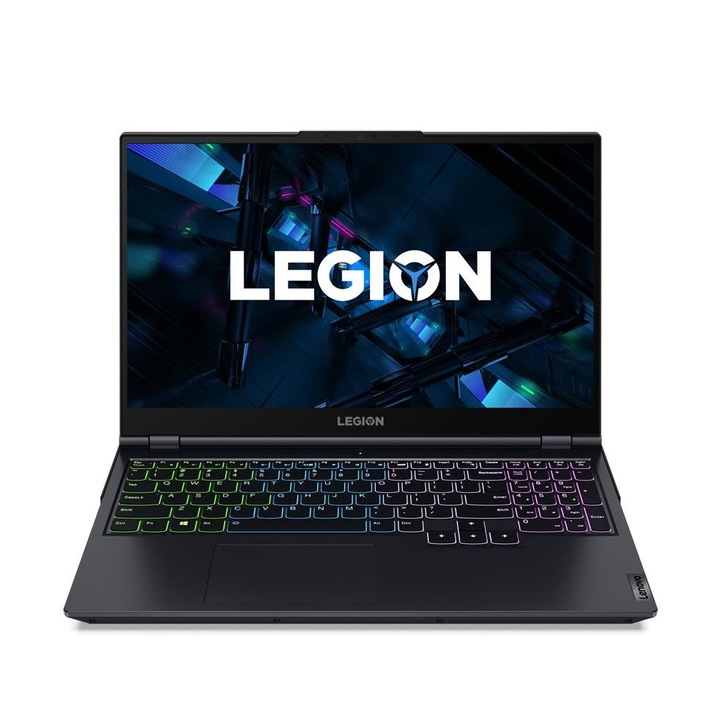 Laptop Lenovo Legion 5, 15.6" Full HD, Intel® Core™ i5 11400H pana la 4.5 GHz, 16 GB RAM DDR4 3200, 1 TB SSD, NVIDIA® GeForce® RTX 3060 6 GB, Windows 11 Home, Shadow Black DDR4