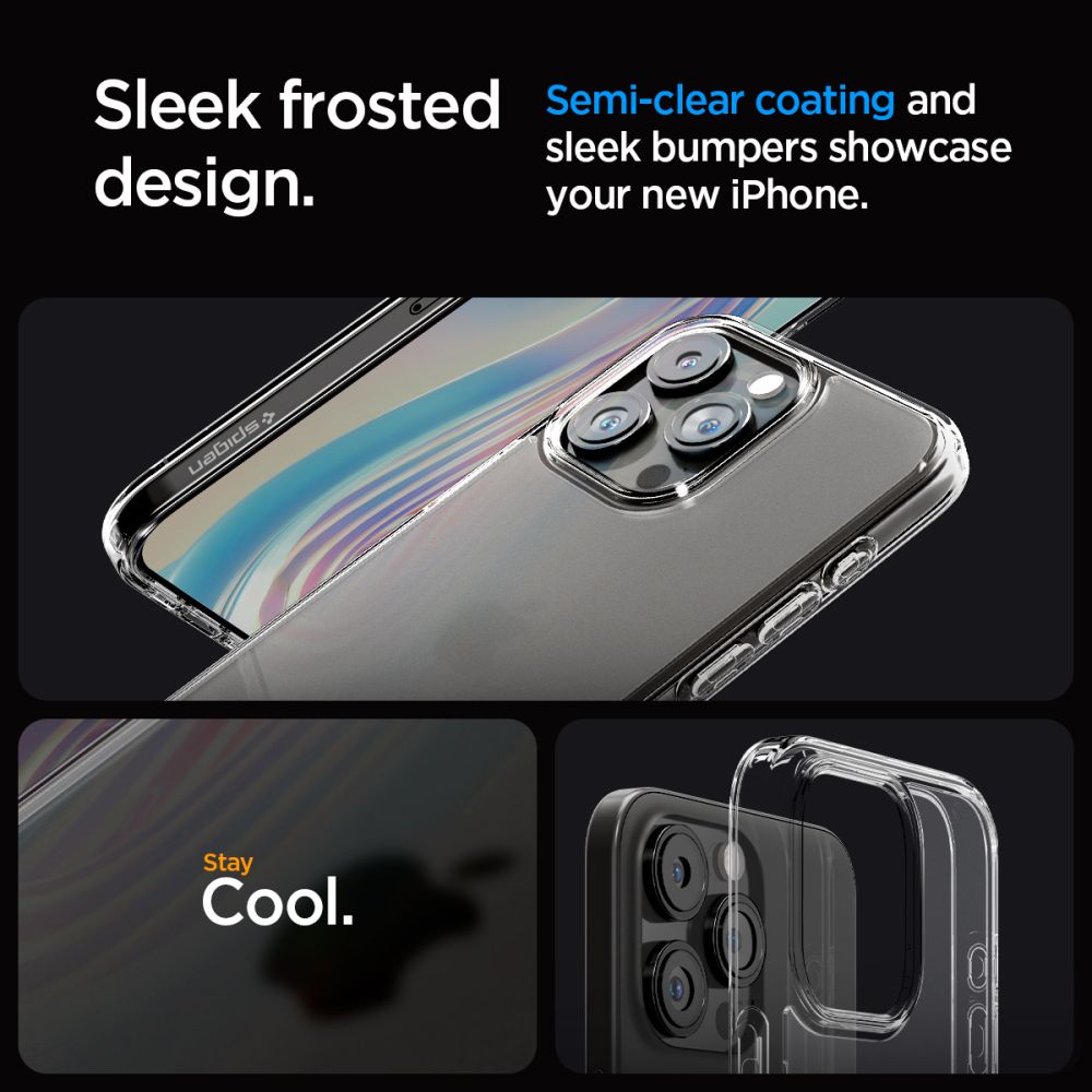 Husa pentru iPhone 15 Pro Max - Spigen Ultra Hybrid - Clear