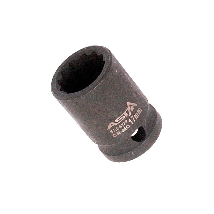 Cheie tubulara de impact 17 mm 1/2", Asta