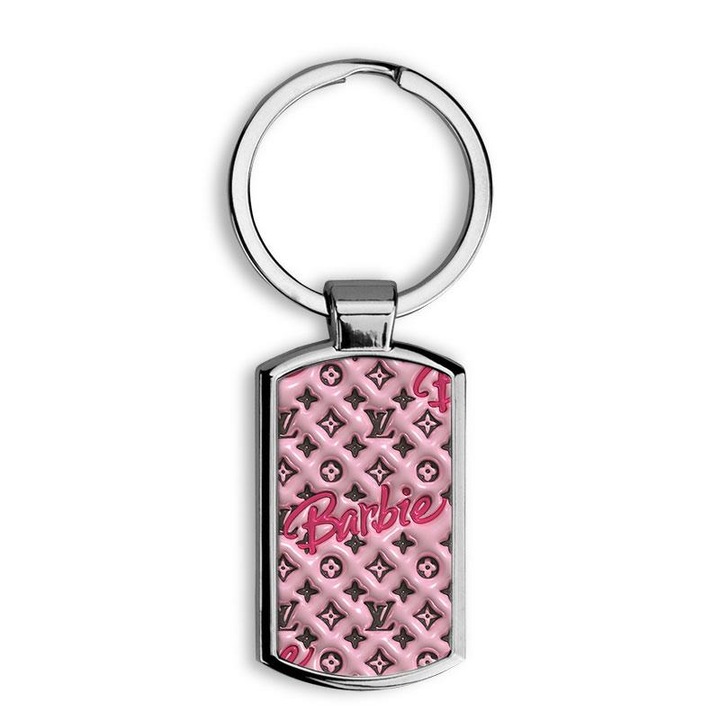 Barbie LV 2 elegáns fém kulcstartó