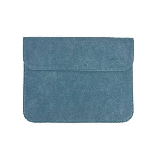 Husa Spacer, pentru tableta de 10 inch, 1 compartiment, piele sintetica, albastru