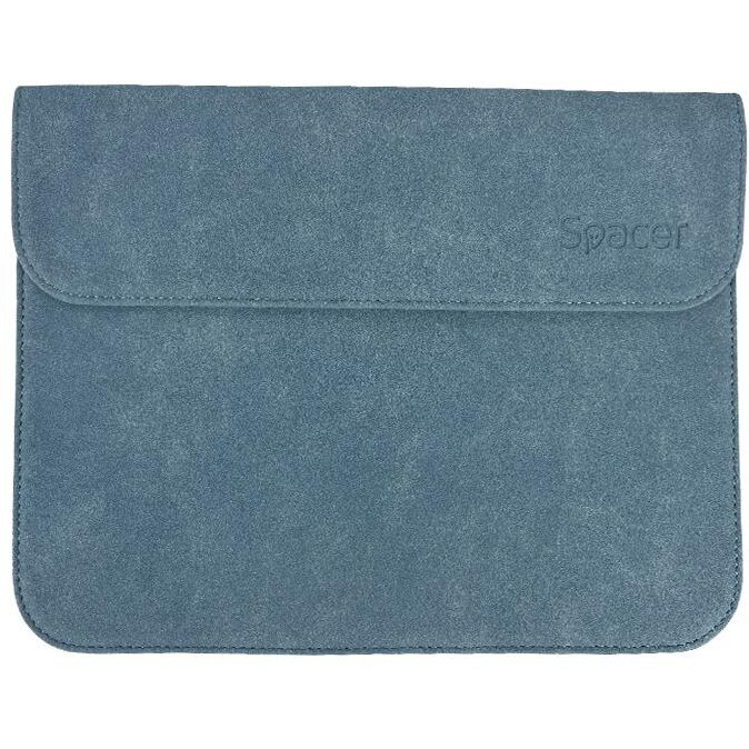 Husa Spacer, pentru tableta de 10 inch, 1 compartiment, piele sintetica, albastru