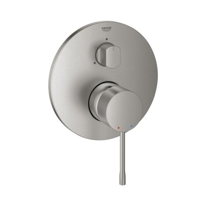 Beépített Grohe Essence Új 24092dc1 Inox Mat csaptelep