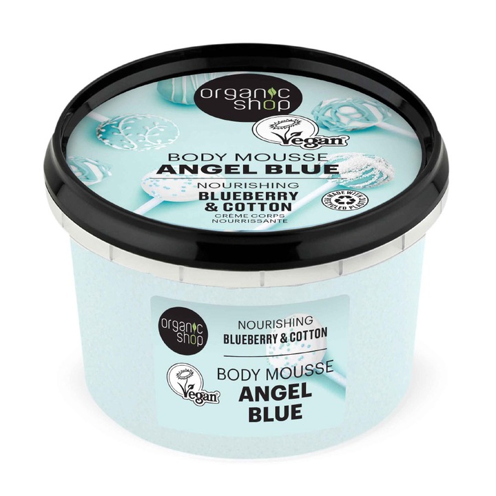 Organic Shop Angel Blue Blueberry & Cotton Testápoló, 250 ml