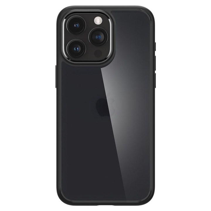 Carcasa Spigen Ultra Hybrid compatibila cu iPhone 15 Pro Frost Black