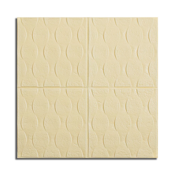 Tapet 3D autoadeziv, design modern, usor de curatat, 70x70cm, Naimeed D5566