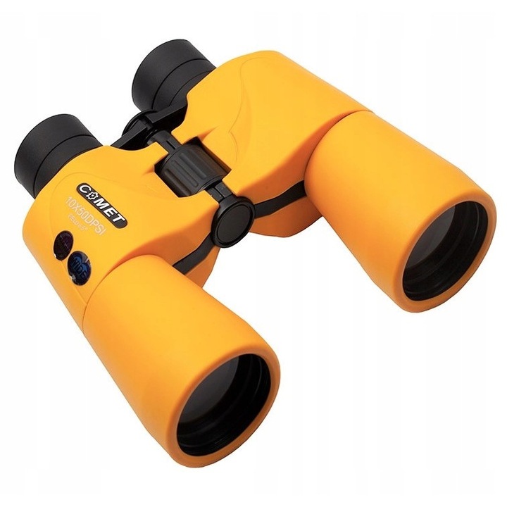 Бинокъл, Comet, 10X50, Жълт/Черен