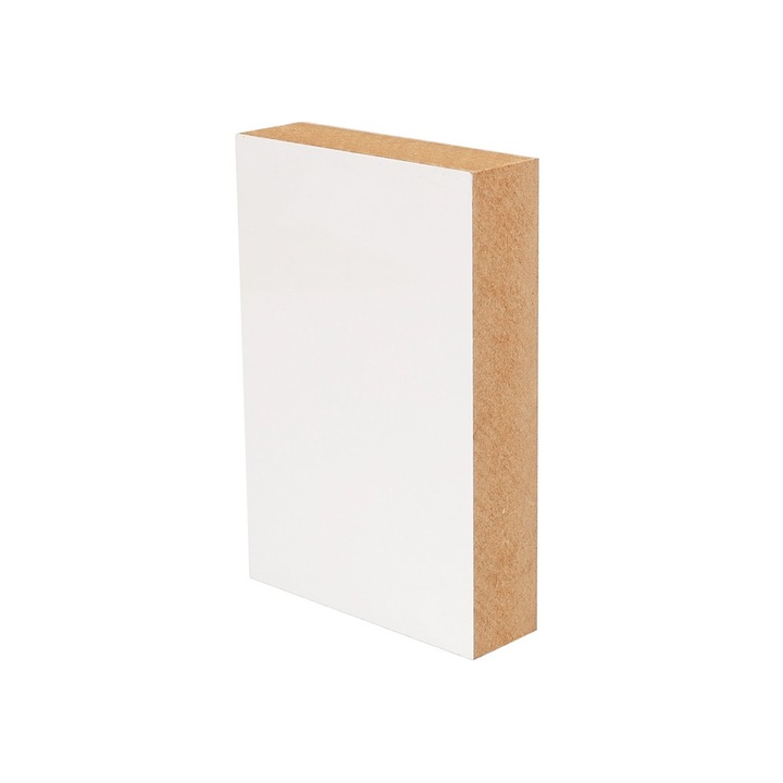 Rama MDF groasa sublimabila 10x15, Createur, alb+maro