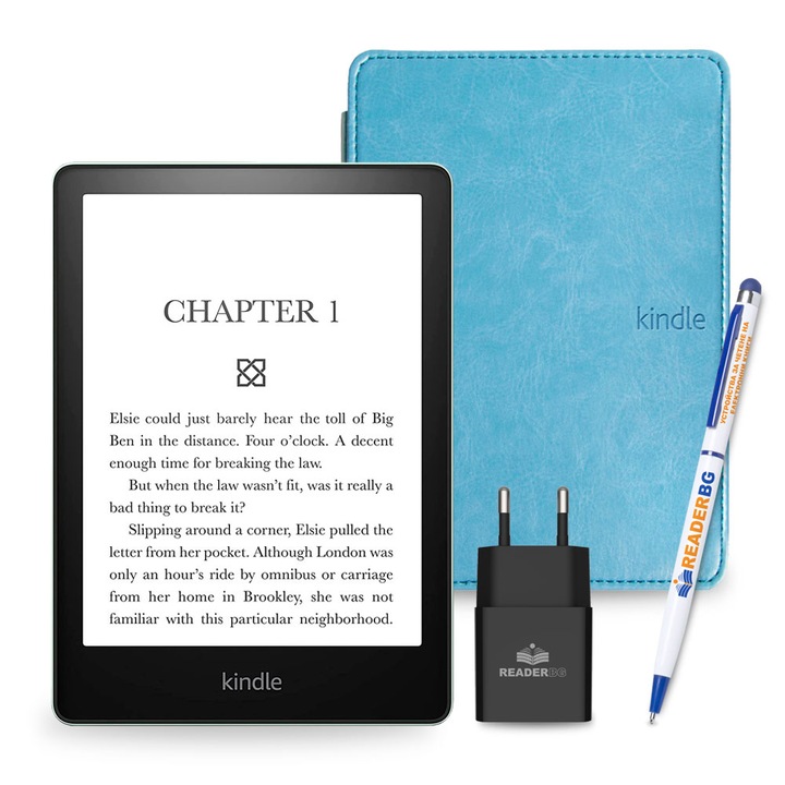 Set cititor de carti electronice, Amazon, 32GB, Albastru eMAG.ro