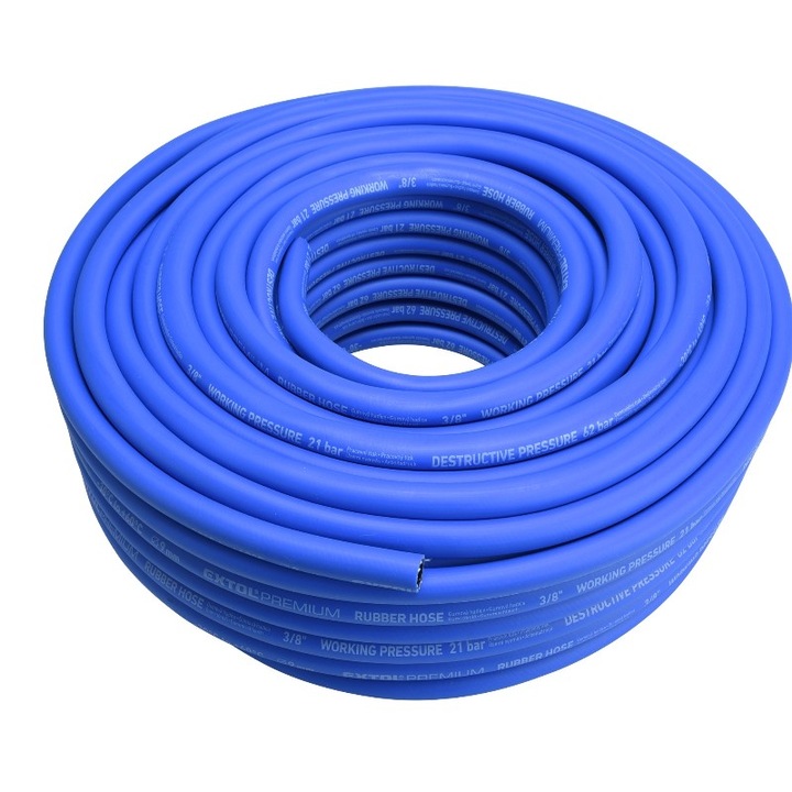 Маркуч за въздух, Extol Premium, гумен, 3/8"(9 / 15mm), 50m