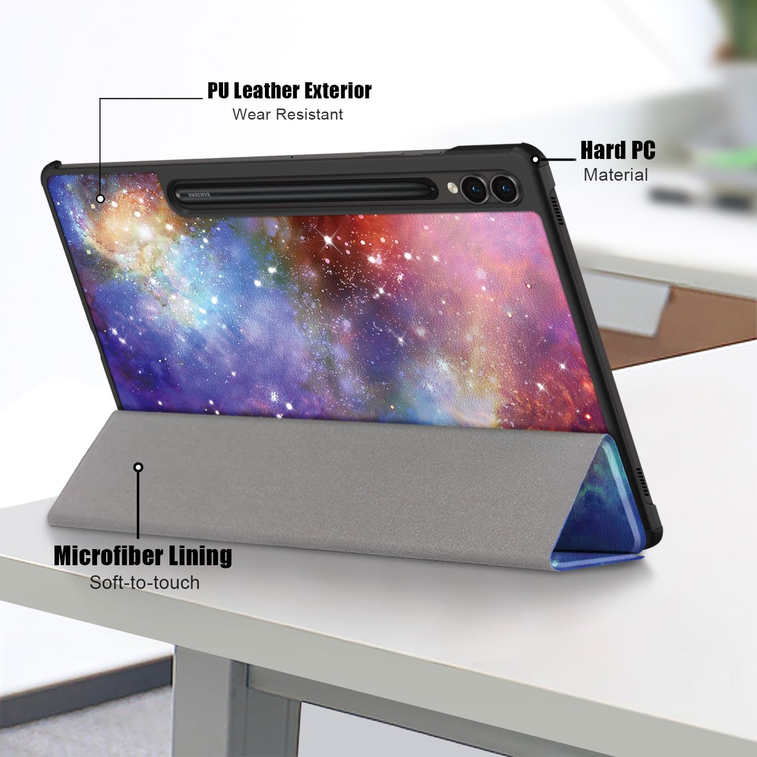 Husa Ultra Slim pentru Samsung Galaxy Tab S9 11.0", Smart Cover - Galaxy