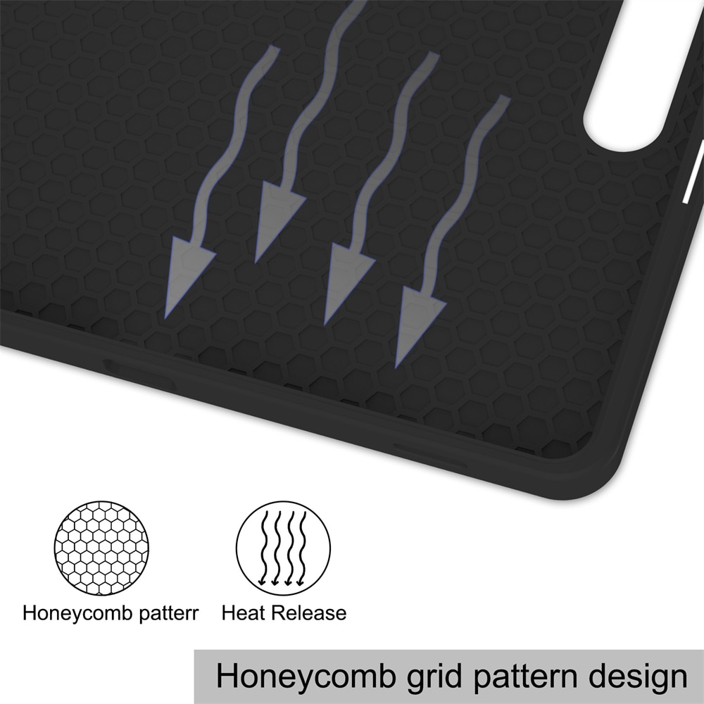Husa Ultra Slim, pentru Samsung Galaxy Tab S9+ Plus 12.4″, TPU Smart Cover - Negru
