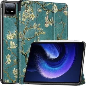 Husa Ultra Slim, Revomag, pentru Xiaomi Pad 6/6 Pro 11.0", Smart Cover - Almond Blossom