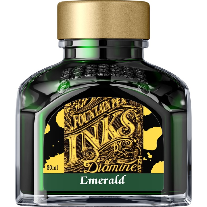 Calimara cerneala Diamine Standard 80 ml Emerald