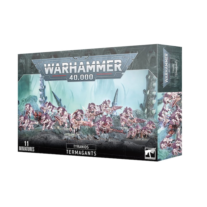 Warhammer 40000 Game Expansion Termagants Tyranids Games Workshop 79 Piece Grey
