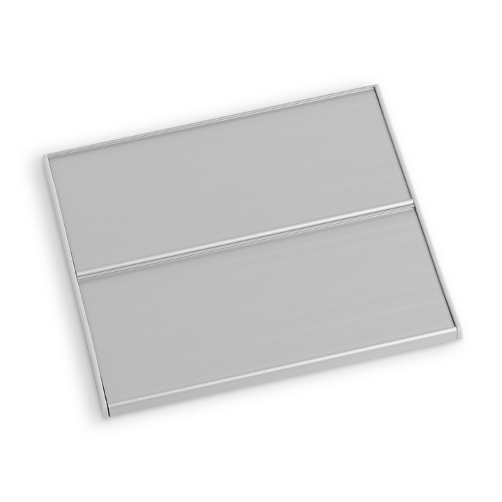 AlusignFIX infótábla, ajtónévtábla Sínes, 93mm x 2 sor