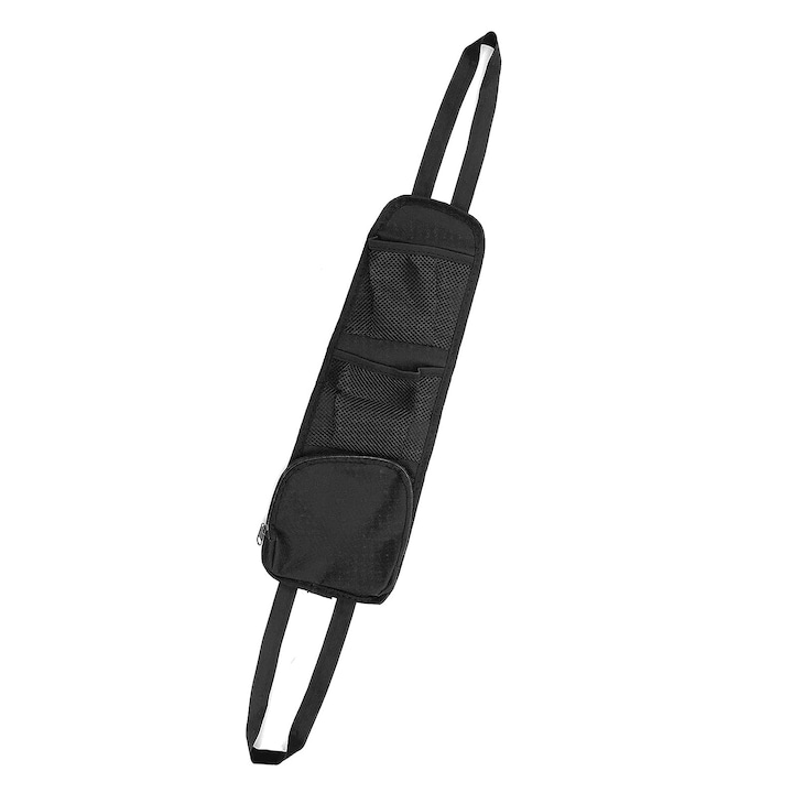 Geanta de depozitare pentru scaun auto, 42x14 cm, Negru