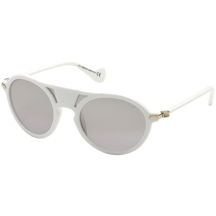 Слънчеви очила Moncler, ML0053 21C 00, Бял Мат