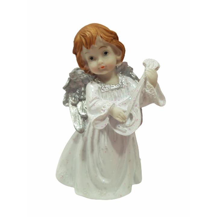 Ahelos figura, Angyal, Kerámia, 15 cm