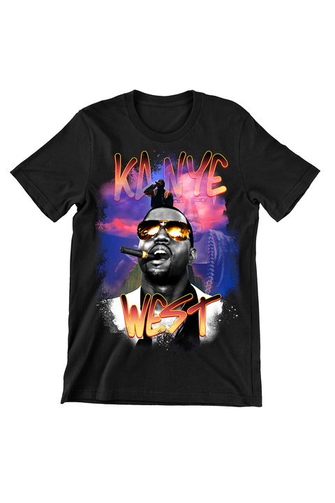 Мъжка тениска Prestige-Boutique, Pop Culture, Kanye West, черна, M