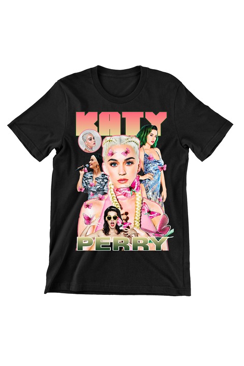 Tricou Femei Prestige-Boutique, Cultura Pop, Katy Perry, Negru