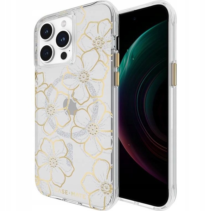 Калъф MagSafe, Case-Mate, Пластмасов, Съвместим с iPhone 15 Pro Max, Многоцветен