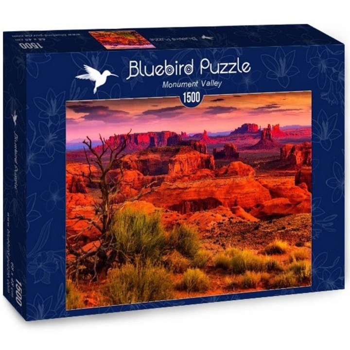 Пъзел Bluebird - Monument Valley, 1500 части