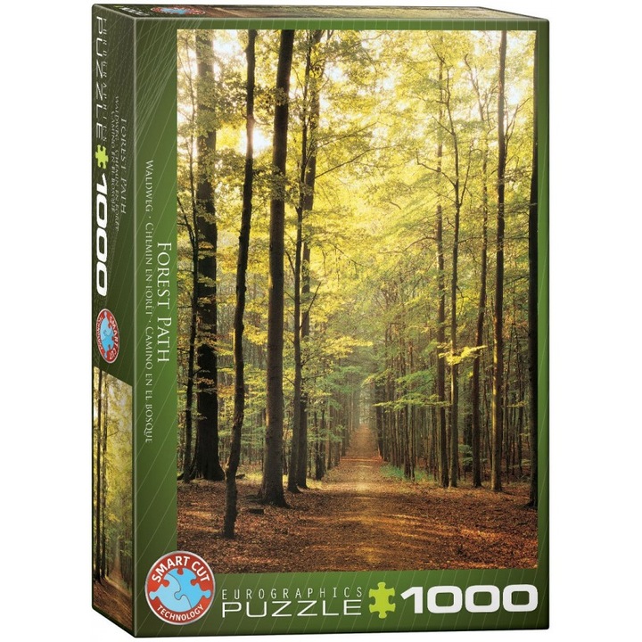 Puzzle Eurographs - Erdei ösvény, 1000 db