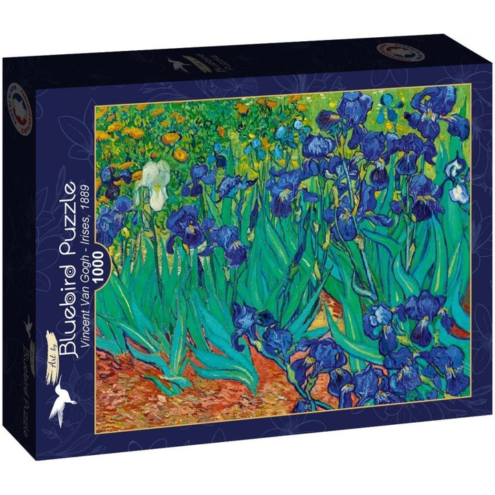 Puzzle Bluebird - Vincent Van Gogh, Irises, 1889, 1000 piese