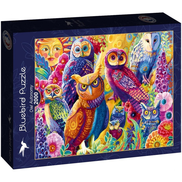 Пъзел Bluebird - Бухал Автономия, 2000 части