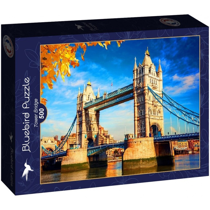 Пъзел Bluebird - Тауър Бридж, 500 части
